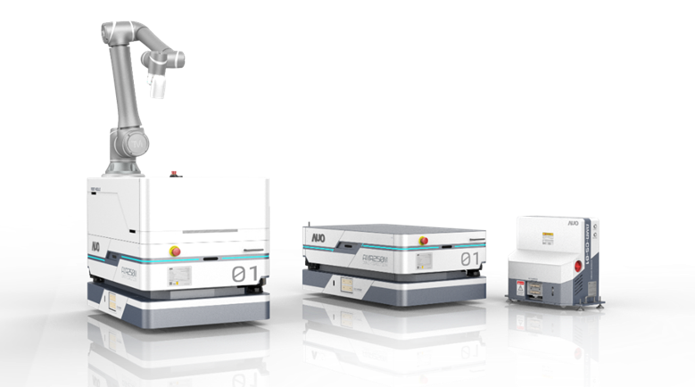 糖果派对數位開發的自主式移動機器人（AMR250M），搭配全向輪並結合AI演算法、2D LiDAR、3D攝影機等技術，協助客戶實現產線全自動化